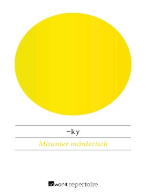 cover image of Mitunter mörderisch